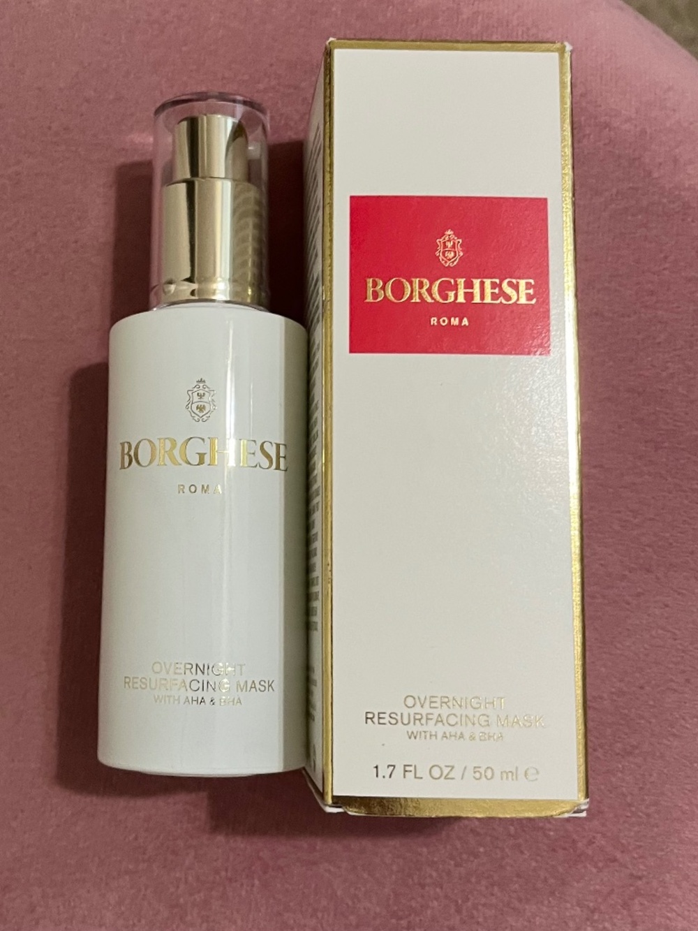 New Borghese Overnight Resurfacing Mask